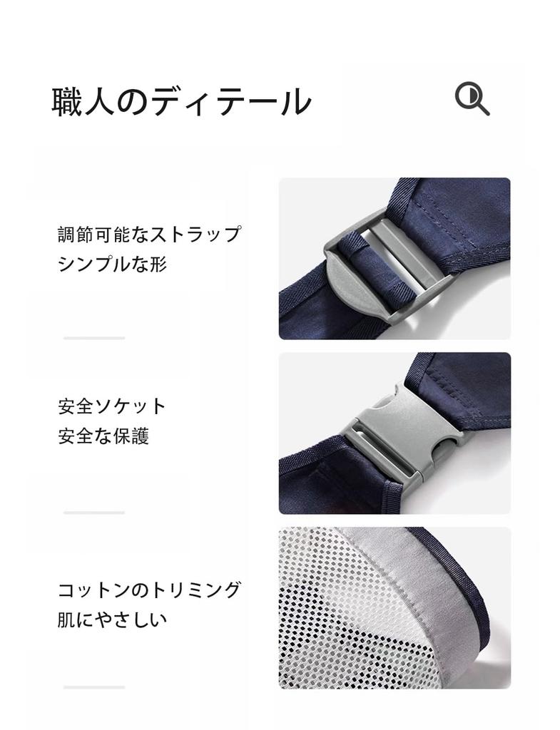 LILIWER Baby Carrier for Side Air Mesh Safe and For Going Baby Newborn Buckle Color Is Clip Color Is Random Newborns, Carrying, Material, Non-Slip,