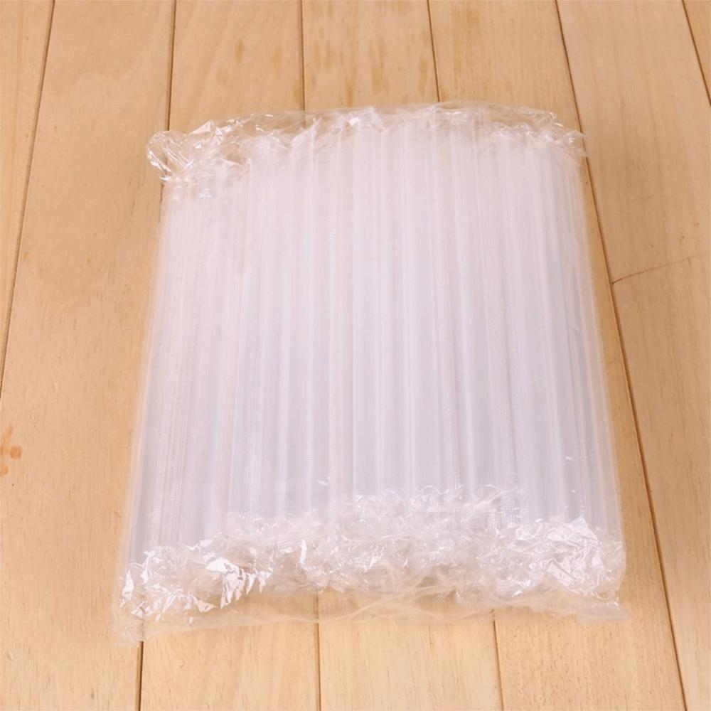 100PCS Disposable Large Diameter Drinking Straws Individual Packaging Bubble Tea Straw  Milk Tea