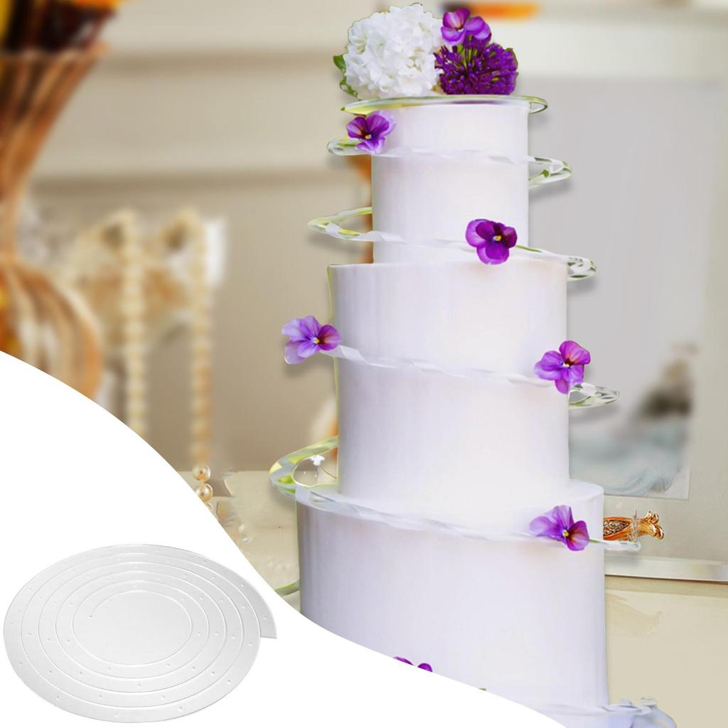 Akrylowa spirala dekoracja tortu rzemiosło DIY rekwizyty akcesoria elegancka