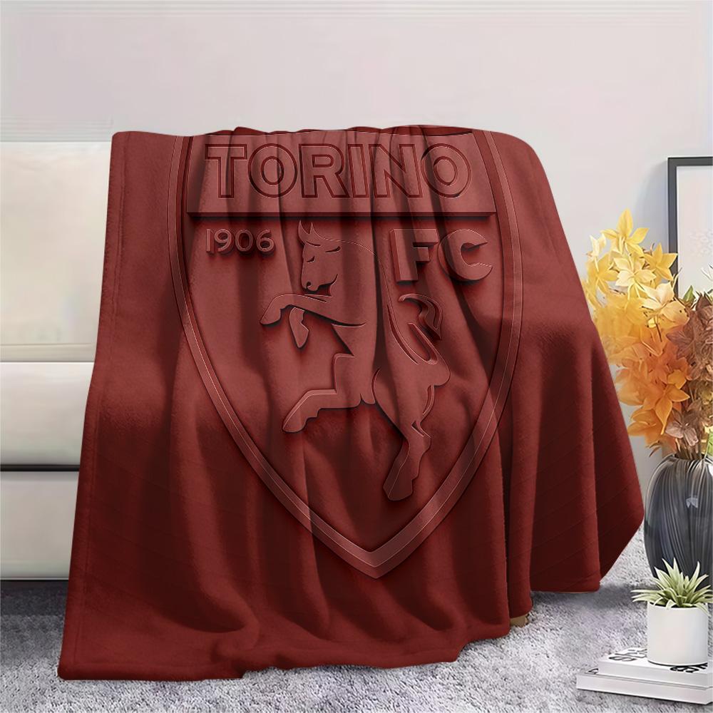 Torino Football Club2 Flannel Blanket, High Quality Comfortable for All Seasons, Home Decor, Warmth and Comfort