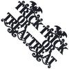 2Set Non Woven Fabric Halloween Hanging Sign Trick Or Treat Hanger for Front Door Party