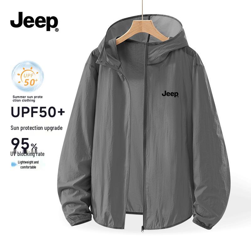 JEEP Men s Summer Quick-Dry Sun Protection Jacket 4XL