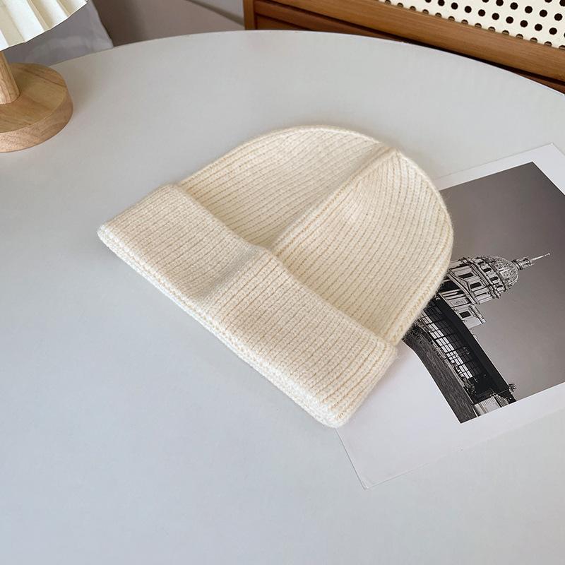 Autumn and Winter Fashion Versatile Ear Protection Large Head Circumference Cold Hat Men's Japanese Solid Color Warm Baotou Woolen Hat