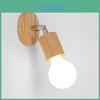 Modern Minimalist Wooden Wall Lamp With Led Bulb For Bedroom And Living Room Decor