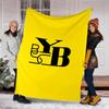 1pc Football Team (26) Theme Blanket - Digital Print, Polyester, Cozy for All Seasons, Perfect for Outdoor, Camping, and Travel