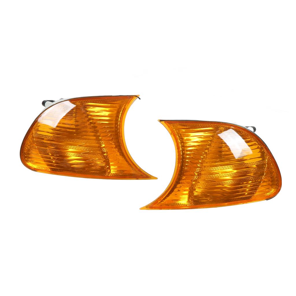 Autoscheinwerfer vorne Ecke Links Rechts Klarglas Blinker Leuchten Ersatz für 3er E46 1998-2001