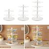 2/3/4-Tiers Jewelry Organizers Display Stand with Tray Plastic Necklace Earring Holder Jewelry Storage Display Tower