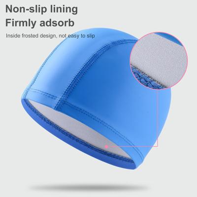 Șapcă de înot Anti-deformare Manopera fină din piele artificială Șapcă de baie unisex cu elasticitate ridicată pentru zi cu zi