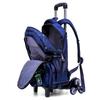 School Rolling Student Backpack 6 Wheels ZRY9123