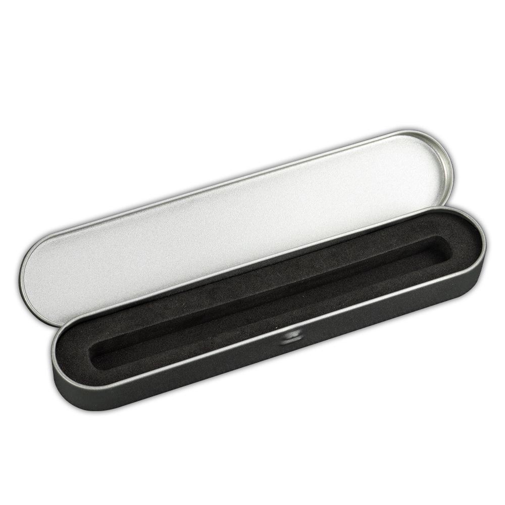 In-Stock Black Titanium Signature Wood & Metal Ballpoint Pen Gift Set 1.0 Bullet Type