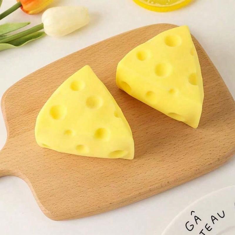 1pc Cheese & Milk Squishy Stress Relief Toy Stress Relief Toy Party Favors Squeeze Ball Sensory Toys