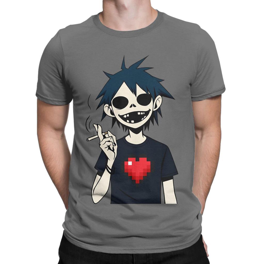 Art Lover Graphic 100 Cotton Tshirt Gorillaz Tops Tees For Unisex