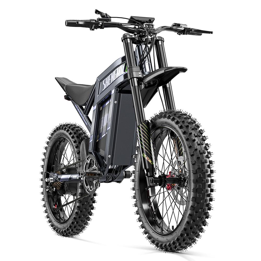 Berg Elektrofahrrad Shengmilo S900 Pro 100 km Reichweite 60V35AH Batterie 3000W Hohe Leistung 65 km/h Geschwindigkeit All-Terrain Elektrofahrrad