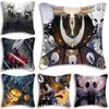 Game Hollow Knight Map Game Pillow Case Square Pillow Bedroom Sofa Leisure Comfort Cushion Car Living Room Home Decoration