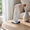 Veiled Lady Statue 3D Printed Goddess Sculpture, Mysterious Female Figurine with Robe, Dark Gothic Sculpture Home Decor for Desk Bookshelf,