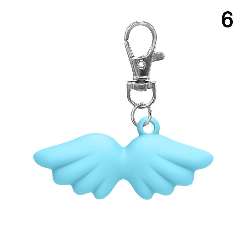 

Durable Silicone Lip Balm Keychain Cap Bag Pendant Key Ring Lipstick Storage Cap Makeup Tool Accessories Lip Gloss Keychain Cap 6