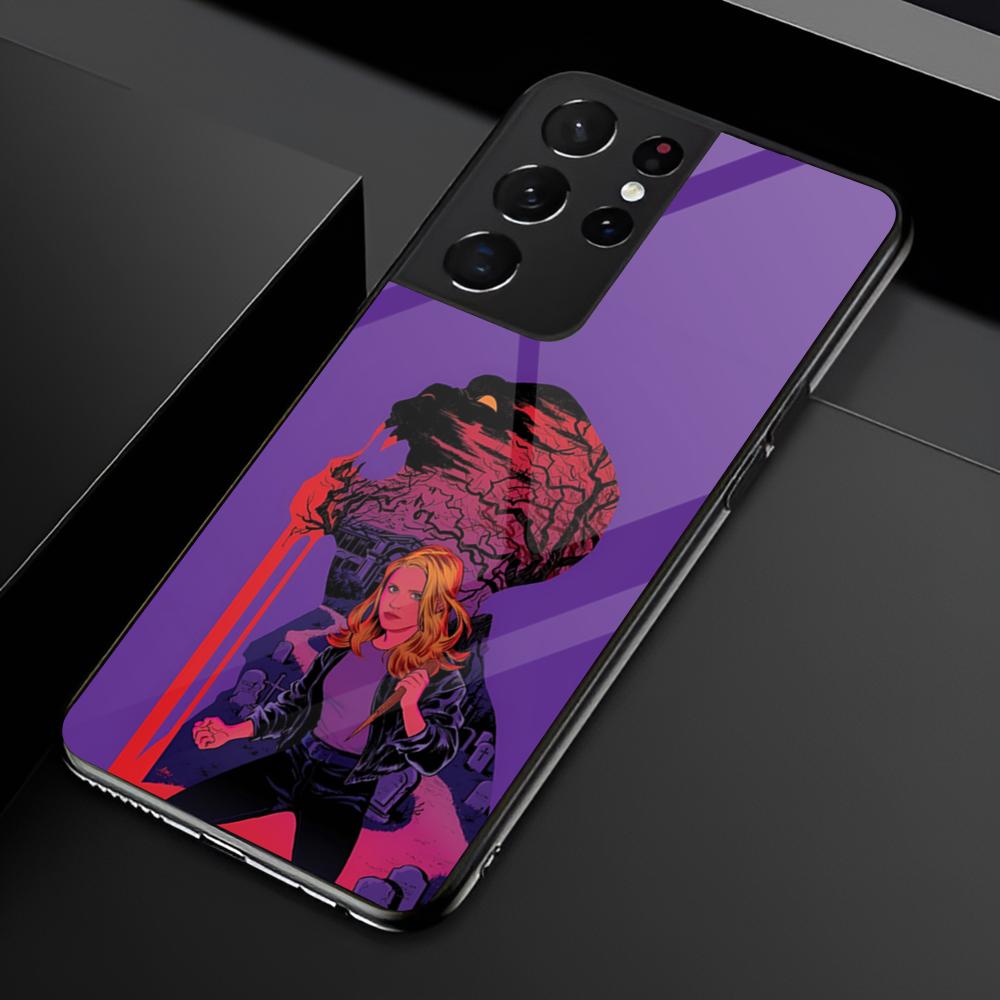 B-Buffy The V-Vampire Slayer Phone Case For Samsung S25 S24 Ultra 23 Fe 22 Plus Galaxy A54 A55 A16 A13 A24 A15 A25 Glass Cover