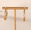 Romantic French Minimalist Copper-Plated Luxury Ear Hoops and Studs 2025