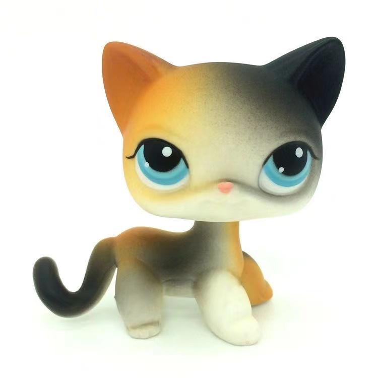 Rare animal pet shop lps toy dachshund dog dachshund brown original figure collie cocker spaniel great dane child Children gifts
