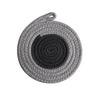 Cotton Rope Coaster, Color Block Heat Insulation Mat for Table, Thickened Potholder for Hot Dishes, Farmhouse Cup Mat