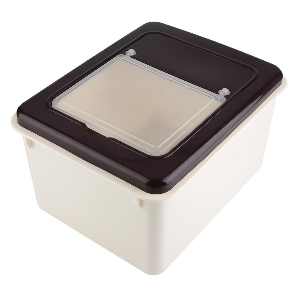 Portable Rice Storage Bin Kitchen Plastic Cereal Grain Bean Food Storing Box Food Container(#2)
