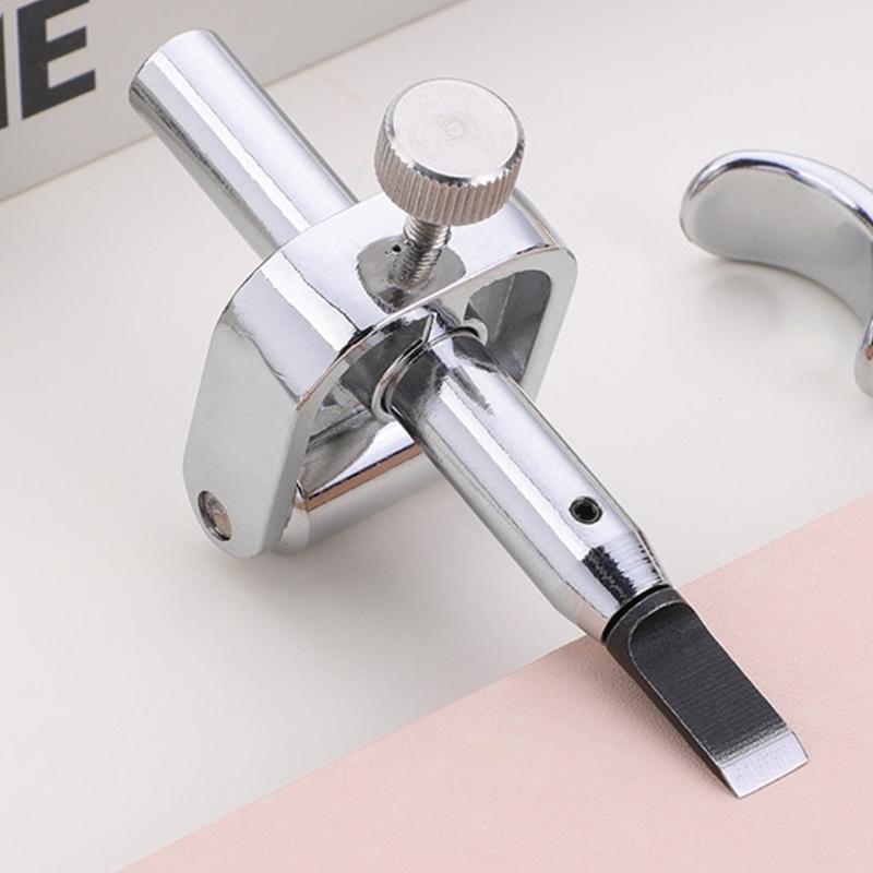 Kompakter rotierender Klingenschärfer Hohe Zuverlässigkeit Stahlkonstruktion Messerschärfgestell Ständer Lederbearbeitungswerkzeug