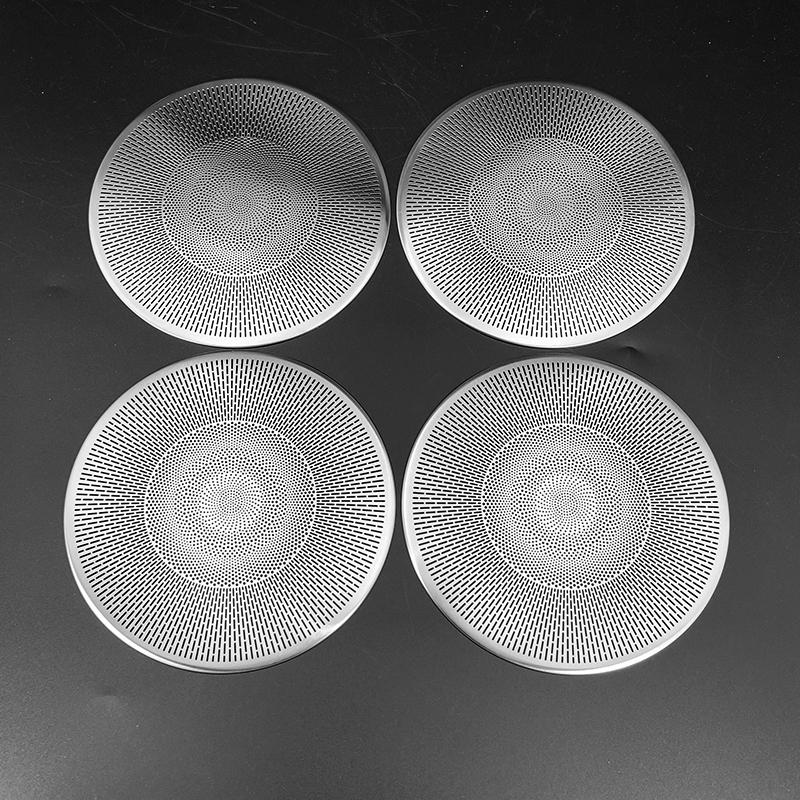 Car Styling Door Stereo Speaker Decoration Tweeter Covers Stickers Trim For Mercedes Benz C Class W204 Interior Auto