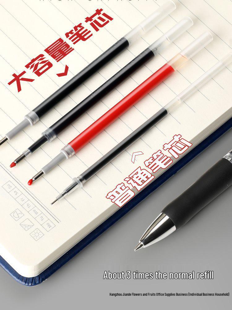 0,5mm Zatahovací gelové pero pro studenty - Černé, Červené, Modré - Ideální pro zkoušky a psaní