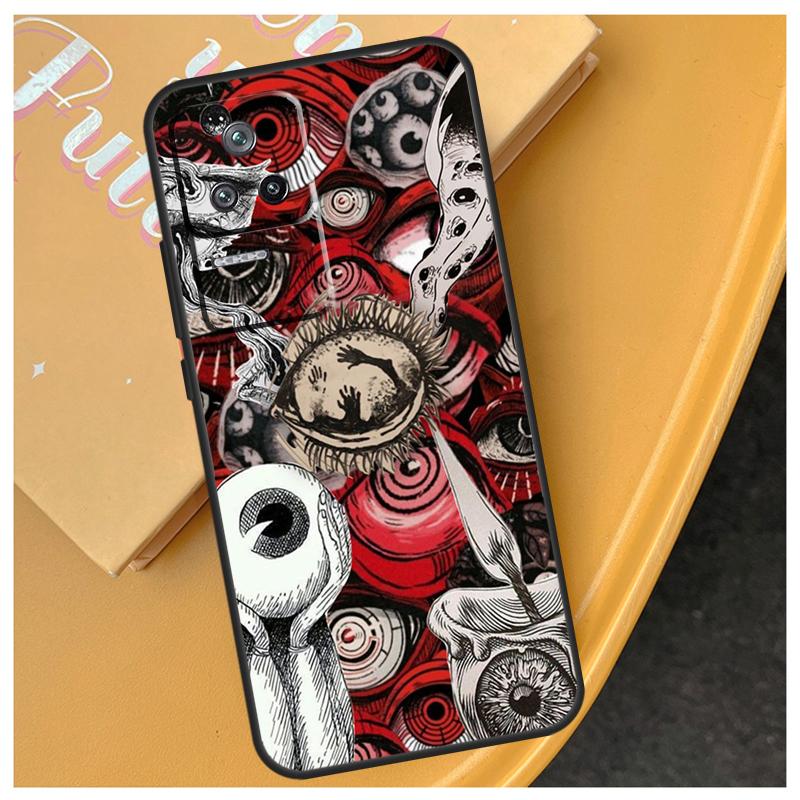 Scary Face Eyes Funda For Xiaomi 17 Pro Max 14 15 Ultra 13T 14T 15T POCO X7 X5 X6 Pro F5 F6 F7 F8 Ultra Case