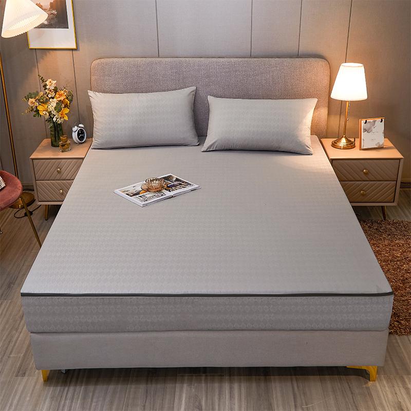 

Mattress Cover Six Side Zipper All-inclusive Mattress Protector Cover Queen Customized Quilted Bed Fitted Sheet Easy Disassemble 150x200x25cm-1PC