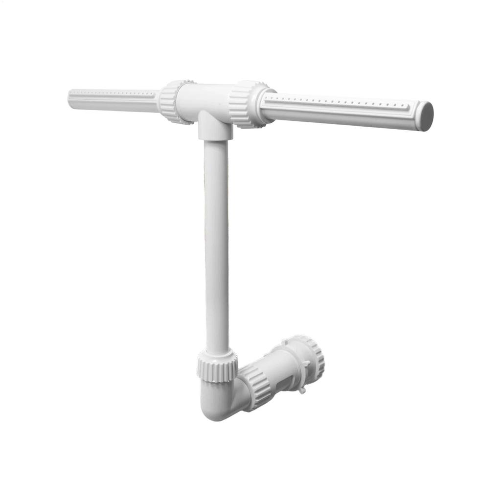 1Pc Adjustable Swimming Pool Fountain, 360 Rotatable Adjustable Duals Head Spray Device, For Pools, Outdoor Garden Decor