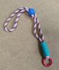 Colorblock Knotted Phone Lanyard: Creative Short Woven, Detachable, Anti-Lost Keychain Strap for Phone Cases