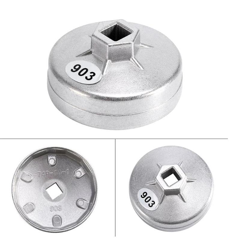 74Mm 14 Flute Aluminum Oil Filter Wrench Socket Remover Tool