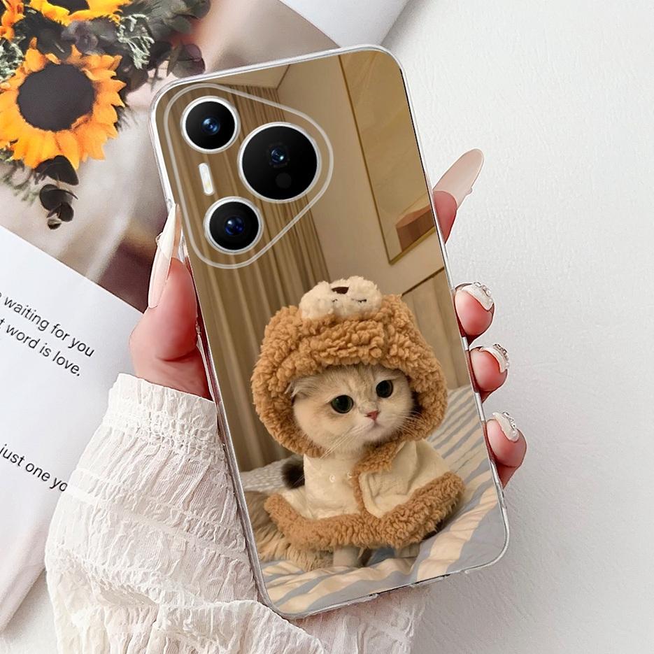 For Huawei Pura 70 Pro Plus Case Colorful Flower Painted Cover Soft Slim Phone Case For Huawei Pura 70 Ultra Pura70 Pro 5G Shell