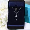 Key Necklace  Exquisite Version with Adjustable Chain Length of 45cm. It Is A Must-have for Daily Wear Jewelry Gift Free Shipping