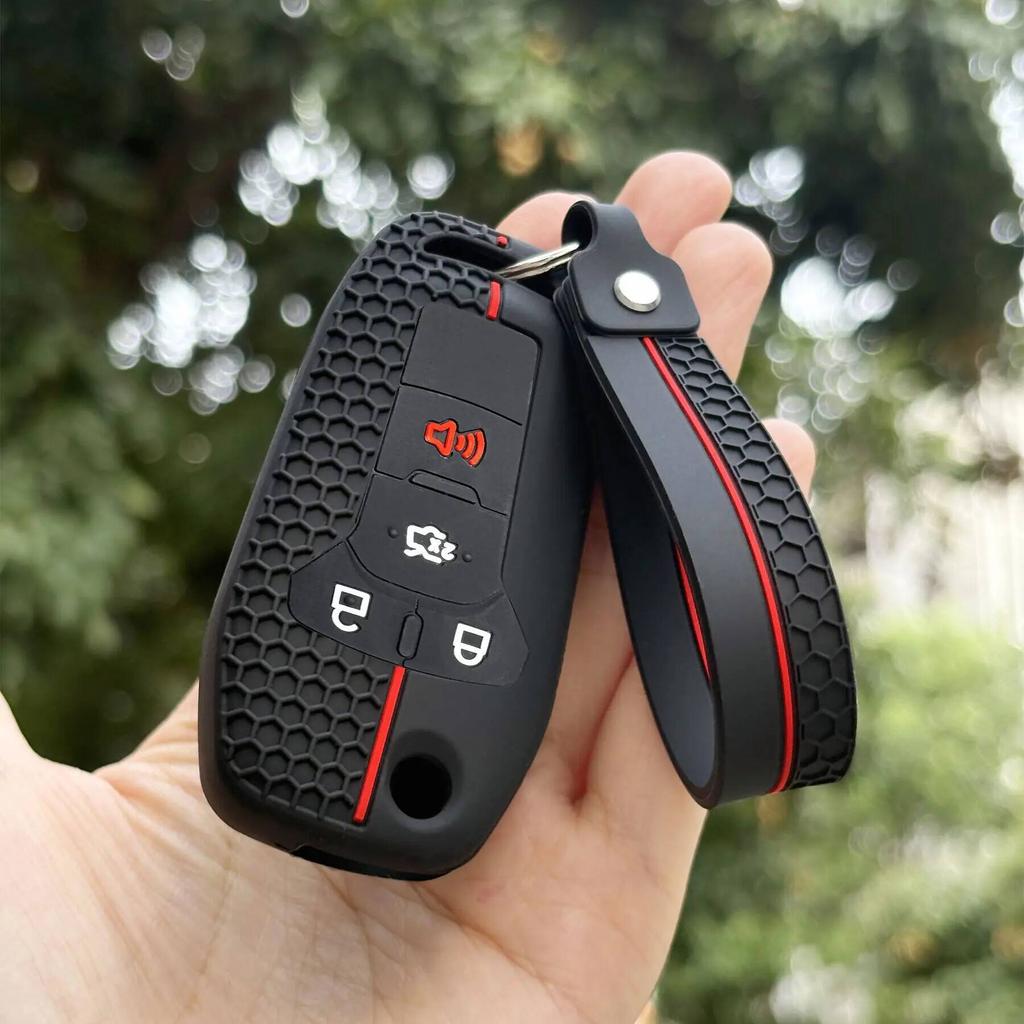 Keychain Protection For Ford Mustang Fusion Explorer Ka Focus S-Max Fiesta Silicone Car Key Case Cover Accessories
