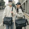 Nylon Crossbody Shoulder Bag Multi-pocket Large Capacity Bag Waterproof Messenger Bag  Cycling Use