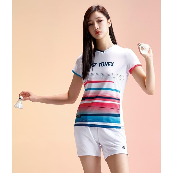 YONEX 241Ts014F White Women'S Sporty Mood Gaming Wear