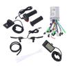 36V 48V 350W Brushless Motor Controller S866 LCD Panel Kit Electric Bike Conversion Brake Twist Handle Kit for Riding