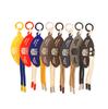 Soft Rubber Drip Molding DIY Fashion Keychain Pendant for Bags & Backpacks - Creative Rugby Ornament