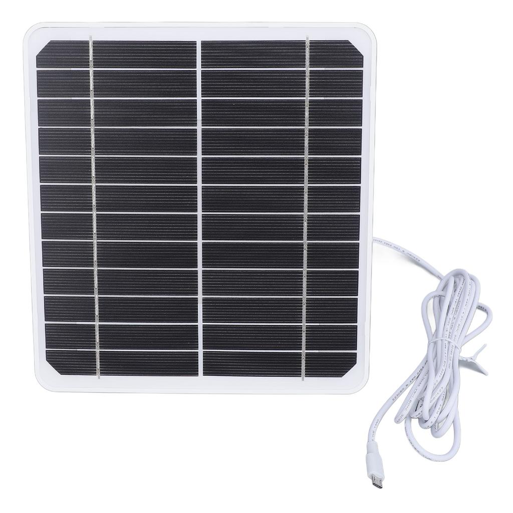 Kamera Solarmodul 20w 5V IP68 Wasserdicht Hocheffizientes Kamera Monokristallines Solarmodul für