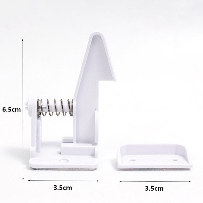 5Pcs Adhesive Baby Safety Lock For Drawer Cabinet Door Invisible Buckle Closet Locks Children Protection Baby Security Lock