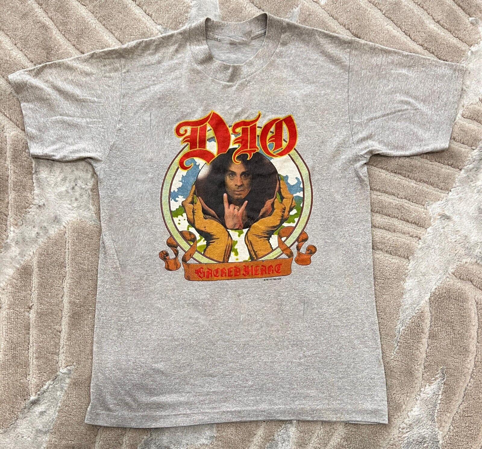 New Dio Band Sacred Heart World Tour 1985 Gift For Fans Shirt DN440 L