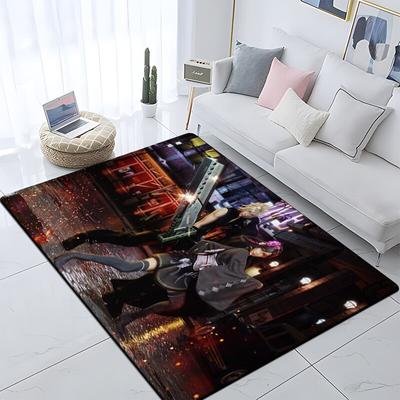 Final Fantasy-Teppich, kunstbedruckt, für Wohnzimmer, Schlafzimmer, Kinderteppiche, weicher Küchenbereich, rutschfester Flanell-Teppich, Bodenmatte