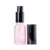 Pink Glass Perfume Bottle with Spray, Screw Cap, Essential Oil Dropper, and Lotion Dispenser