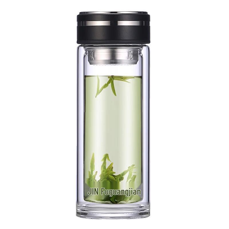 Fuguang Business Double-Layer Glass Tea Infuser Bottle