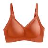 Seamless Latex Underwear Women's Summer Thin Section Without Steel Ring Small Breasts Gathered Breasts Anti-sagging Sports Bra