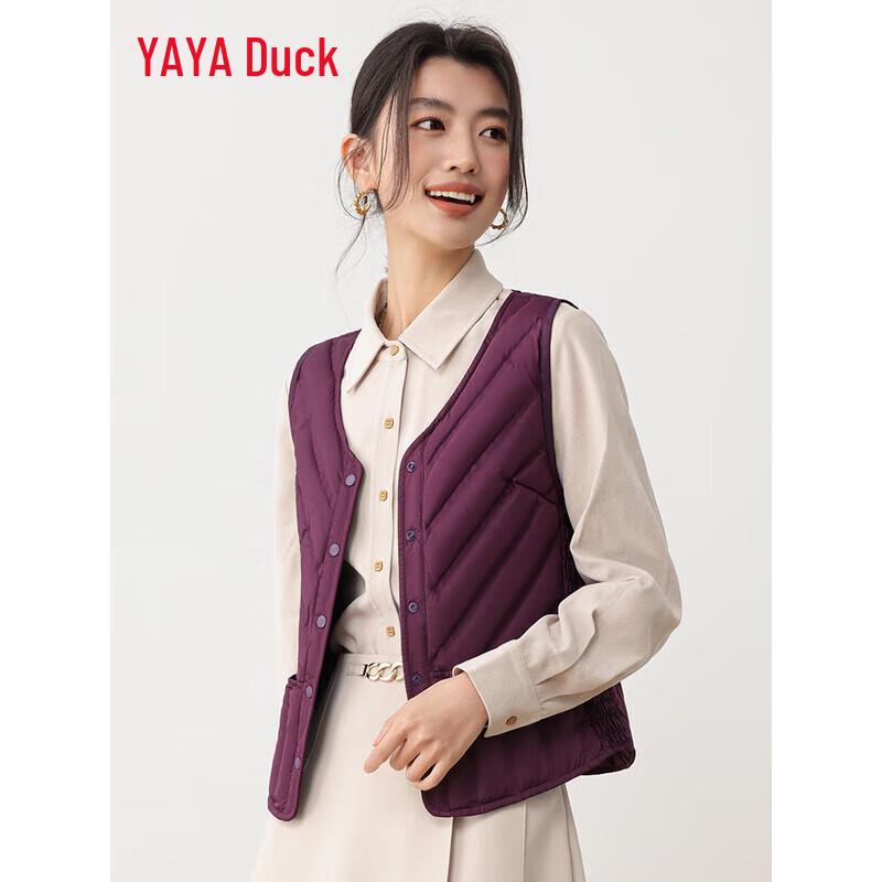 

YAYA Women s Lightweight Casual Warm Down Vest YE5C600541A 4XL