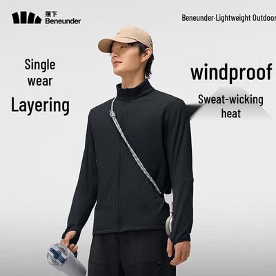 Banana Men's Windproof Micro-fleece Jacket PM132 (Early Warmth)