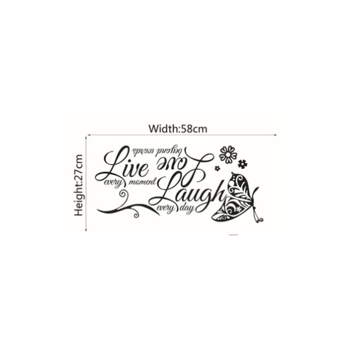 

Creative English Letters Wall Stickers - Love Live Decor for Living Room/Bedroom